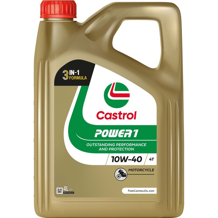 Ulei de motor Castrol POWER 1 RACING 4T, 4L, 10W-40