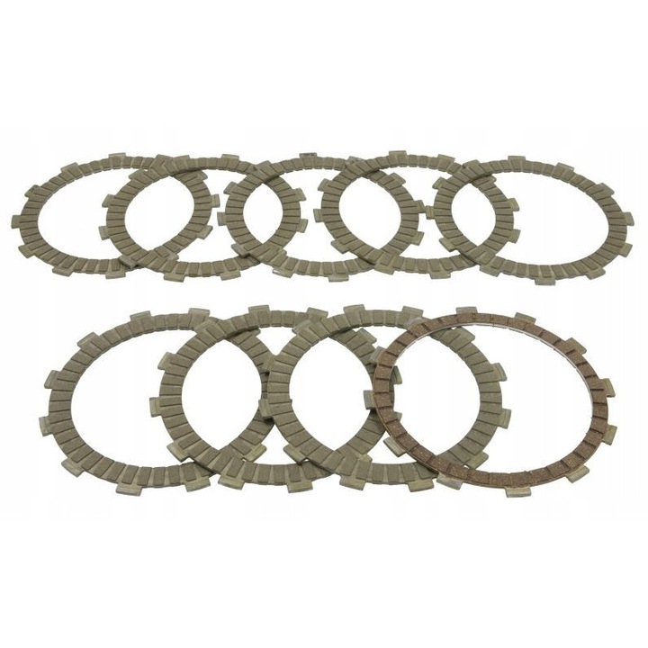 9 darabos TRW kuplungtárcsa készlet MCC344-9, 139x121mm, 3,25mm, Cagiva, MV Agusta, Suzuki motorkerékpárokhoz