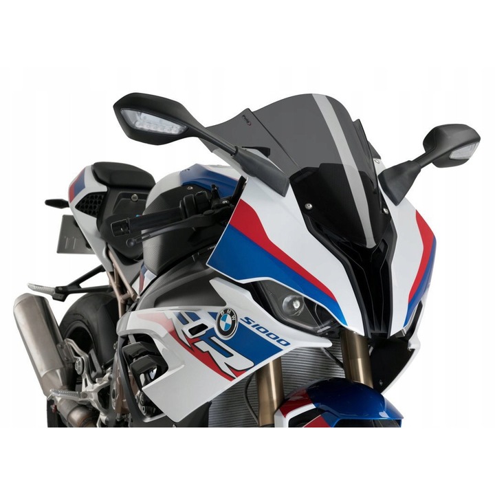 Предно стъкло за мотоциклет, PUIG 3571F за BMW S1000RR/M1000RR, цветно, размери 445x425 мм