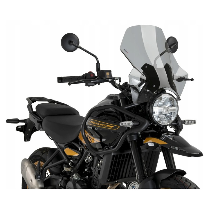 Предно стъкло за мотоциклет, Puig 22113H акрилно светло опушено 44x41.5 см Royal Enfield Himalayan 450