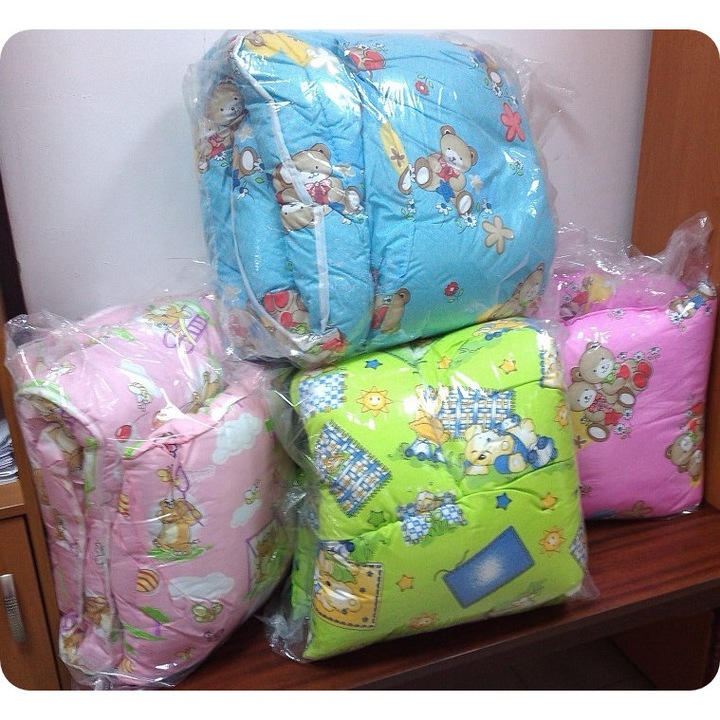 Set pilota si perna Karo, 90x120cm + 50x60cm, multicolor