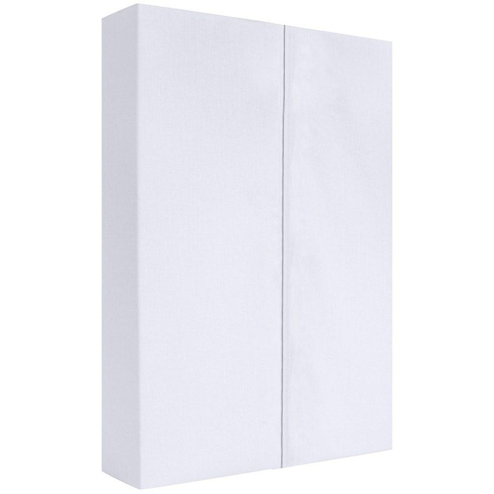 Калъф за легло, Zaratex, памук, 220x210см, бял, без ластик