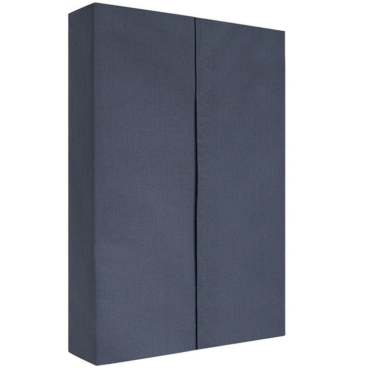 Cearceaf de pat, Zaratex, 160x210cm, bumbac, gri, fara elastic, 1 bucata