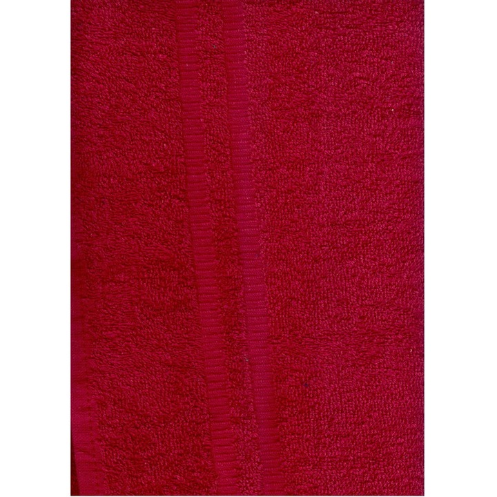 Prosop de baie Greno Junak Frotte 50x100cm, 100% bumbac, 400g/m2, rosu