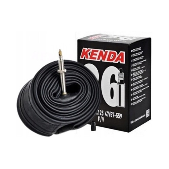 Kenda kerékpárbelső 26" x 1.75-2.125, FV Presta szelepekkel, 0.87 mm, 170 g