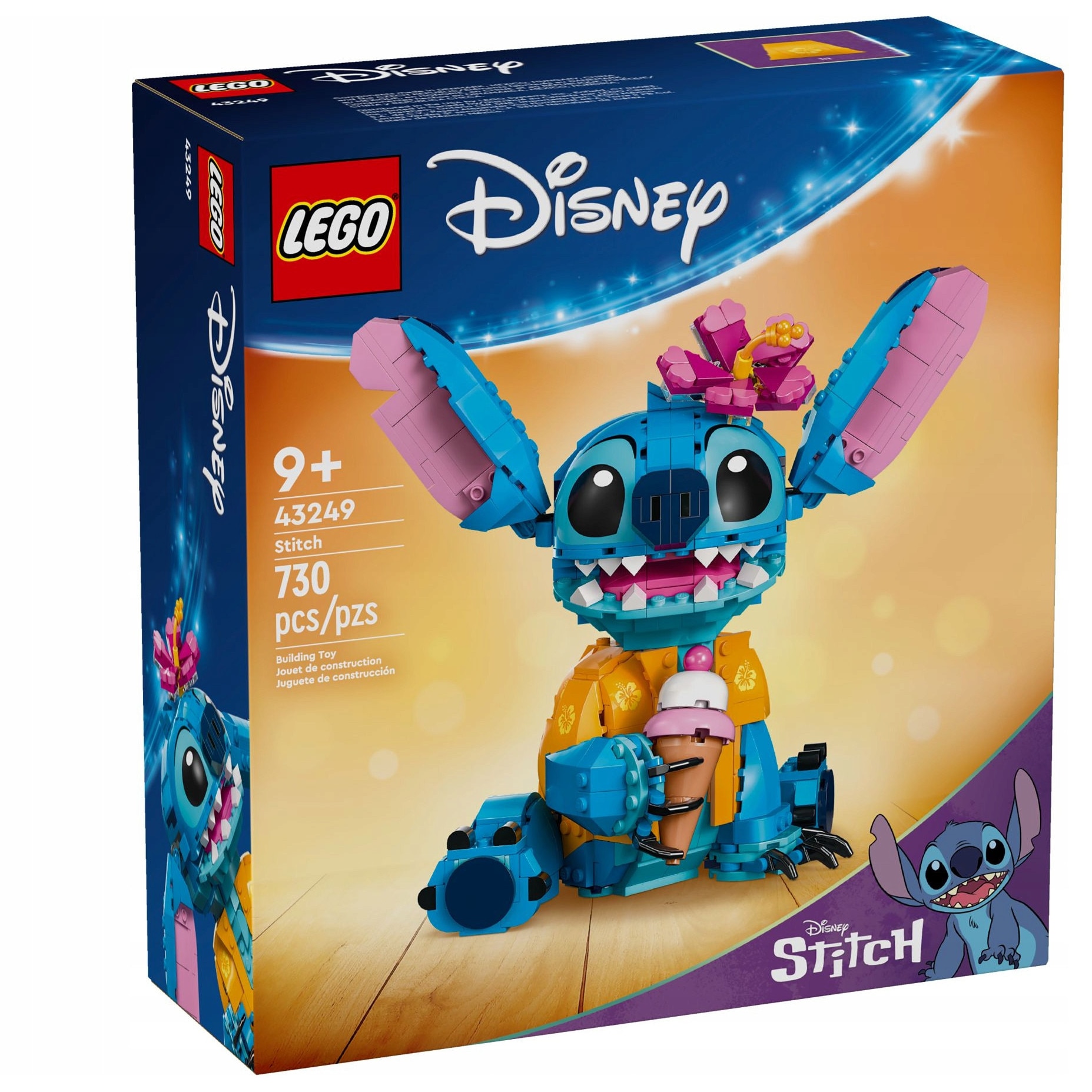 Set de constructie LEGO Disney Stitch, 730 piese, multicolor - eMAG.ro