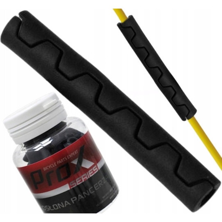 Szilikon fékbowden védő Pro X, 5mm, 40mm, fekete