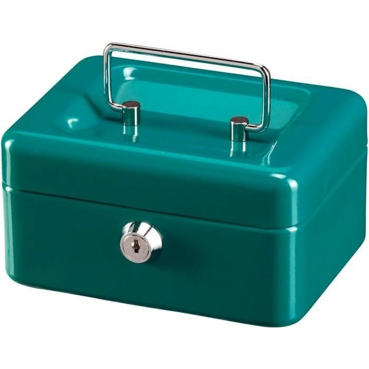 Seif Burg-Wachter 5015, verde, din otel, cu cheie