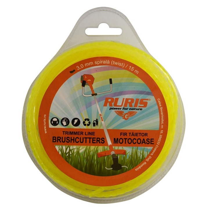 Fir Trimmer 3.0mm spirala 15m