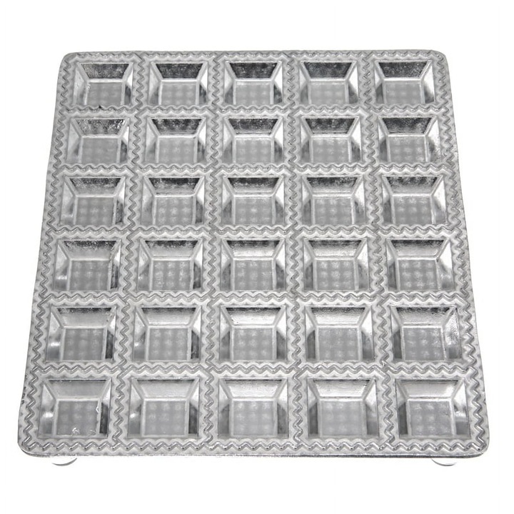 Форма за торта, 196x165 мм, метална, сребриста, комплект от 1 брой