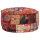 Taburet, VidaXL, 40x20 cm, rosu, handmade