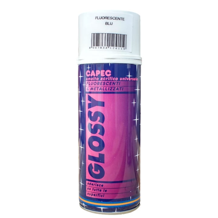 Spray acrilic 400ml fluorescent albastru