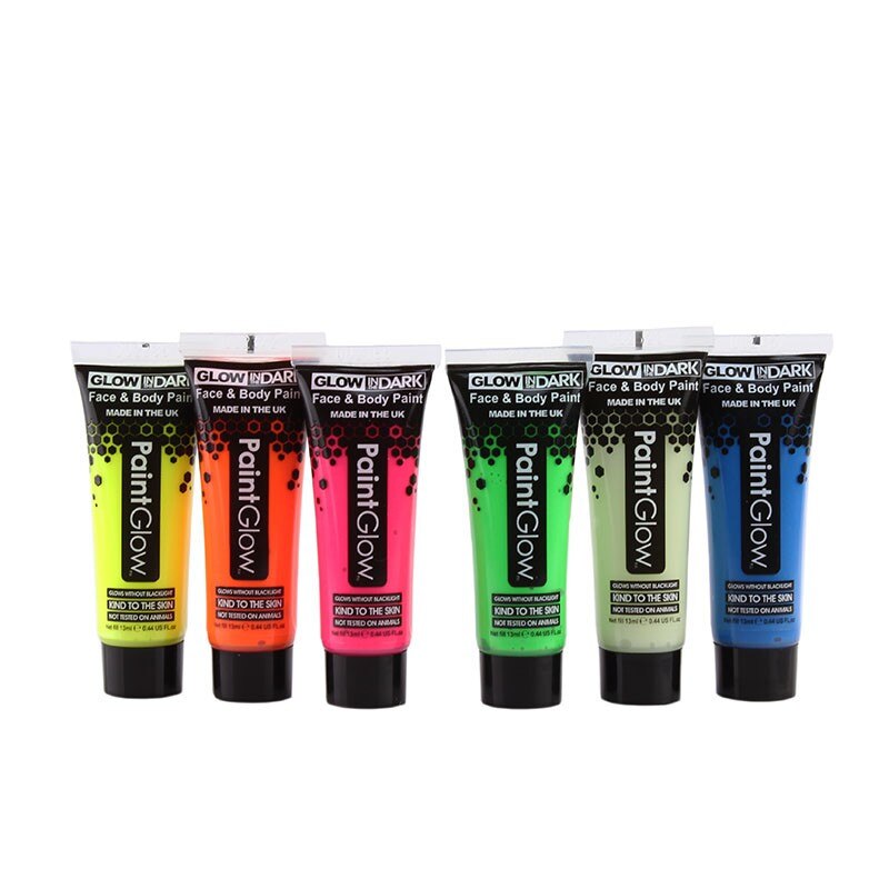 PaintGlow Glow In The Dark Face & Body Paint Kit - GS08