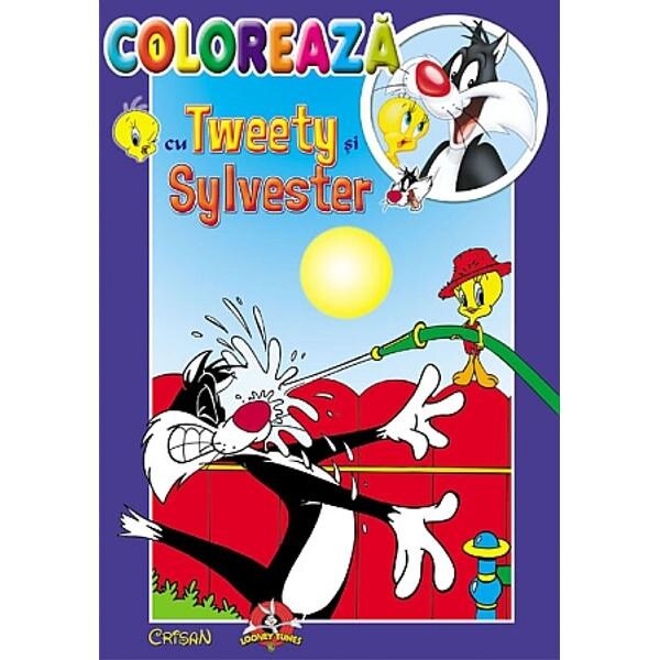 Coloreaza cu Tweety si Sylvester 1