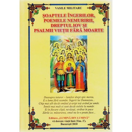 Soaptele Ingerilor Poemele Nemuririi Vasile Militaru Emag Ro