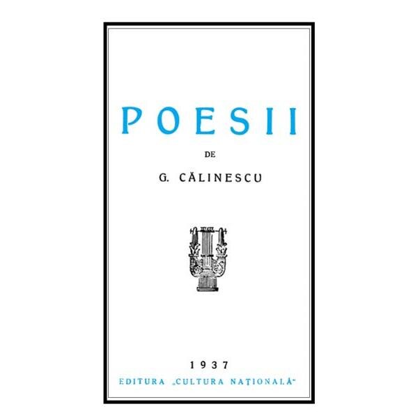 Poesii - G. Calinescu