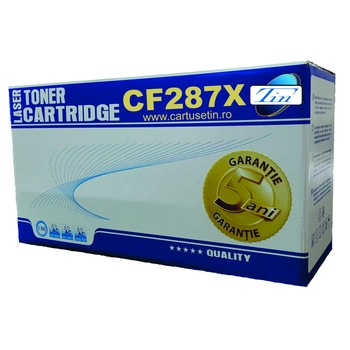 Cartus toner (laser), marca TIN, model compatibil cu HP CF287X / HP 87X, negru, 18000 pagini Cartus toner (laser), marca TIN, model compatibil cu HP CF287X / HP 87X, negru, 18000 pagini