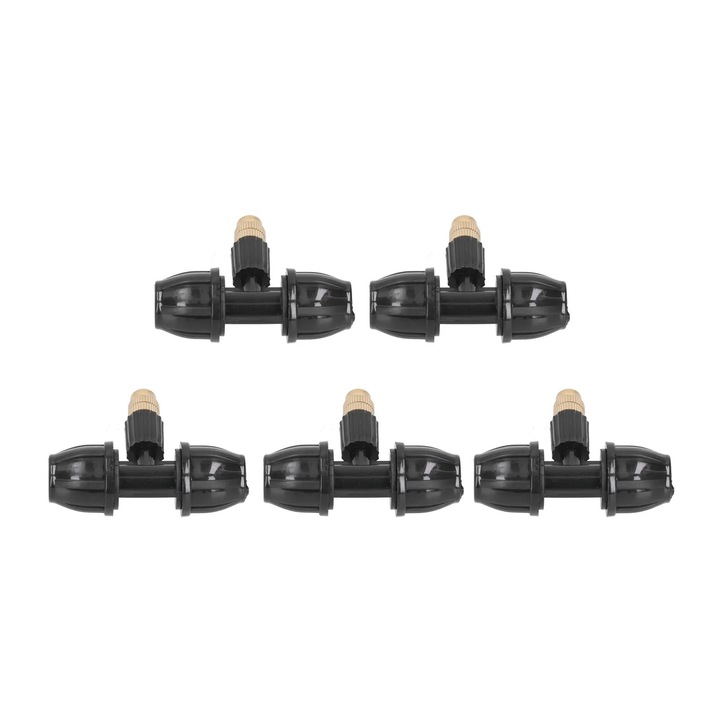 Set 5 duze de pulverizare din alama, 6.3x5.8cm, pentru furtun de 9/12, pentru gradina