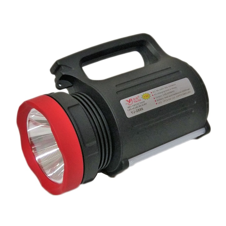LED фенер 2886, 500 м, USB слот