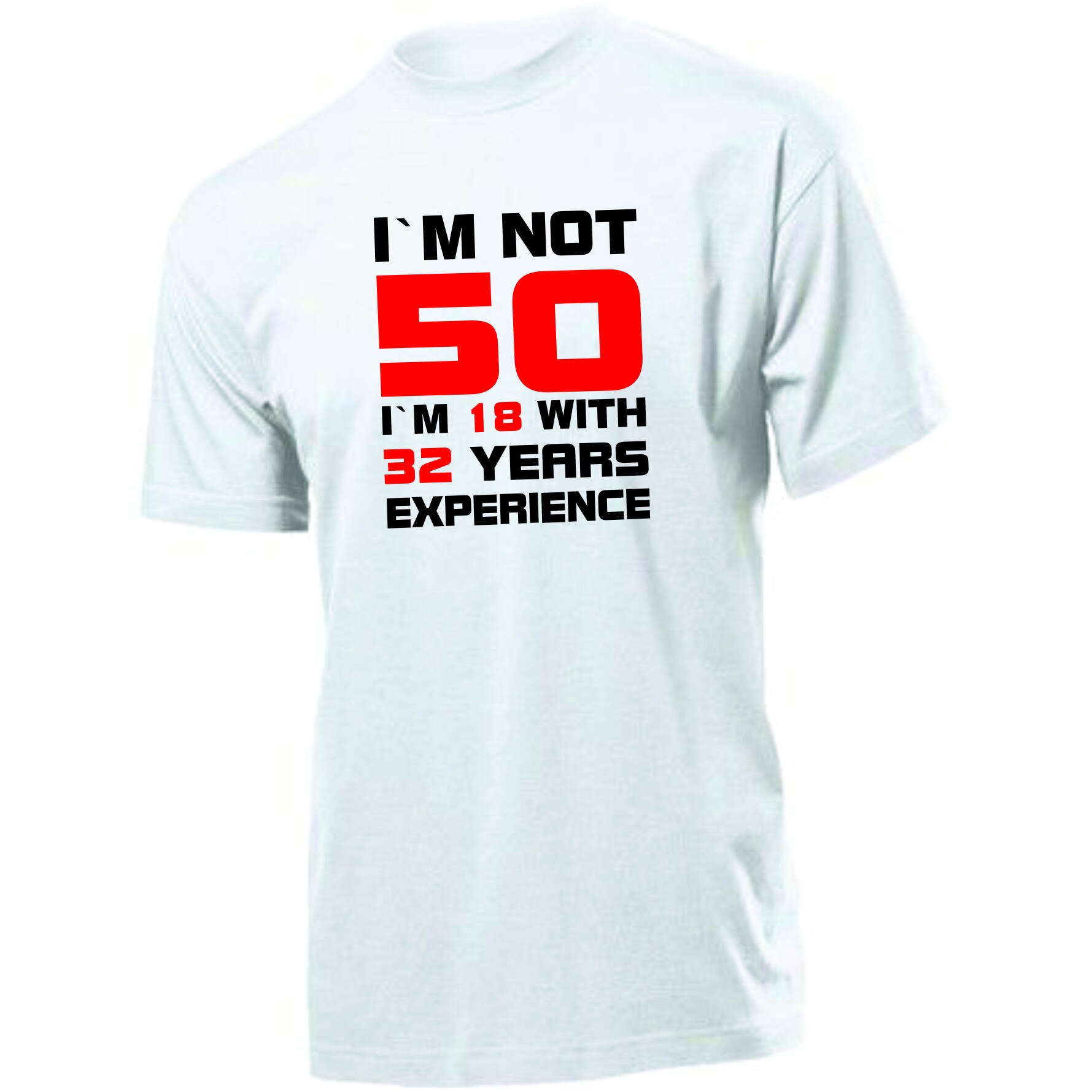 Tricou personalizat, bumbac, Stedman, alb, marime L, personalizare 