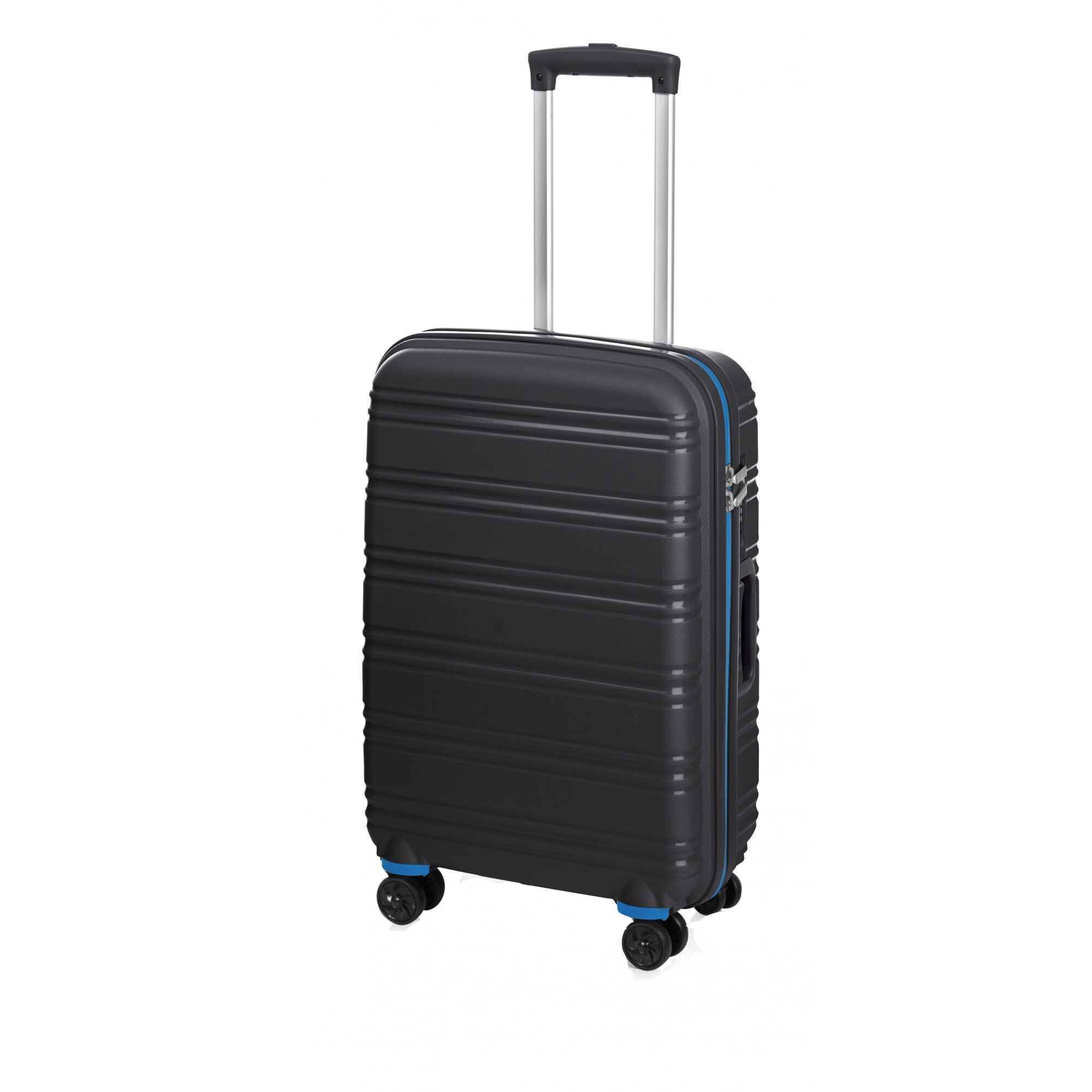 Troler Cabina Polipropilena 4 Roti GLADIATOR TANKZIP MG 2510 - 55 cm Negru