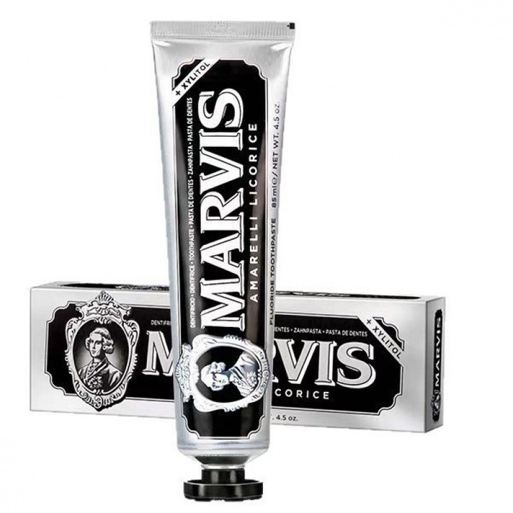 Marvis Fogkrém, fekete, 85 ml