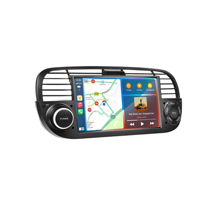 Автомобилна стерео система, Android 7-инчов сензорен екран, GPS Carplay Android Auto, BK 2G 64G