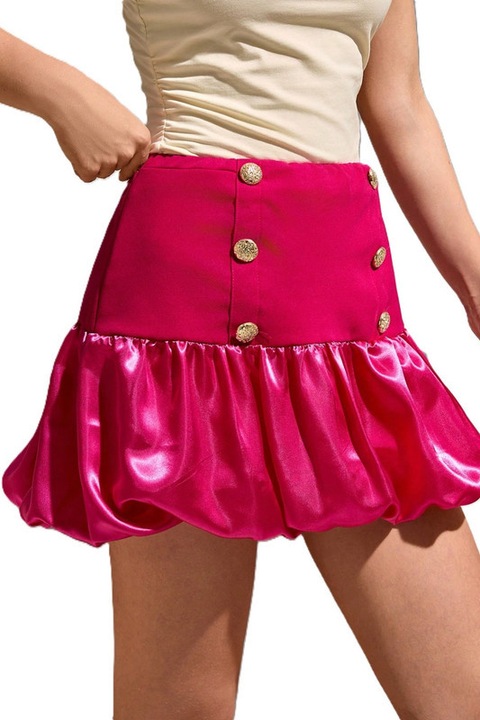 Fusta Dama, Cu Tiv Lalea Si Nasturi Aurii, Roz