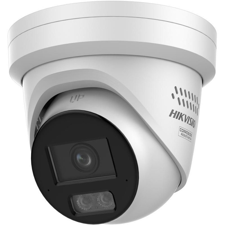 Camera IP Hikvision 6MP, lentila 2.8mm, IR 30m, WL 30m ColorVu3, PoE, Audio, Alarma Audio+Strobo - DS-2CD2367G3-LIS2UY-SL-2.8mm