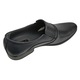 Pantofi Eleganti Fara Siret Negri Din Piele Naturala Matritata, Interior Din Piele, Talpa TR Flexibila, Calapod Comod, Usor De Asortat, Produs Romanesc, SCV. Marimea 42