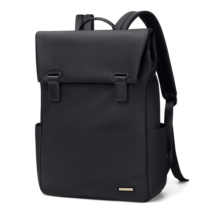 Rucsac pentru laptop Dollcini de mare capacitate pentru femei – impermeabil, elegant, cu buzunare multiple, pentru calatorii si serviciu, negru