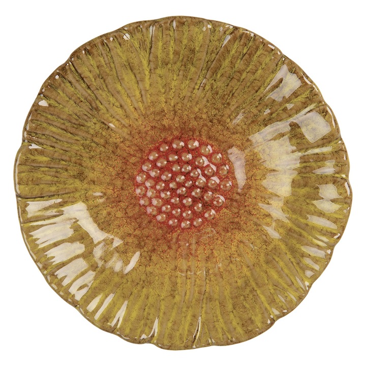 Kerámia tányér Virág 14x3 cm