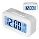 Ceas desteptator LED, display digital, alb, 13.5x7.7x4.2cm, functie snooze