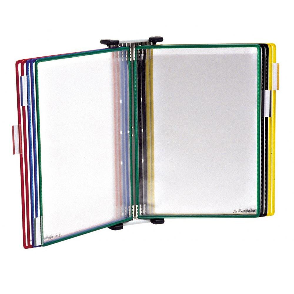 Suport metalic mural A3 10 folii asortate Tarifold