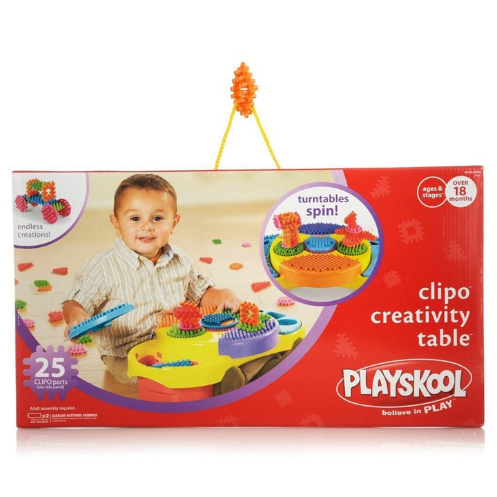 Szórakoztató játék Playskool Clipo Creativity Table (310747) 2 év feletti gyermekek számára