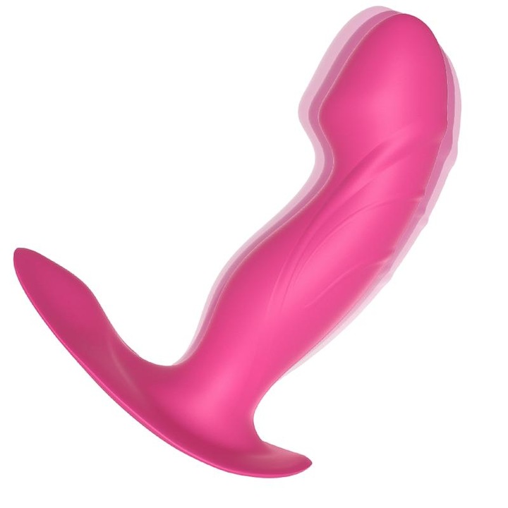 Vibrátor XINYIYING, SHD-S190-2, 9 rezgési mód, rózsaszín, 119x92x48mm, 86g