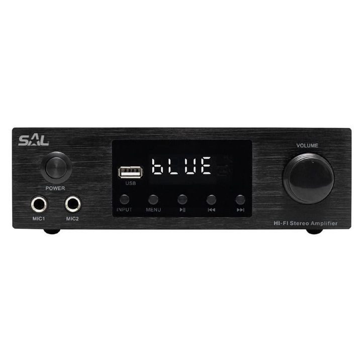 Система с високоговорители Magnat Symbol X160 за тераса, черна, Bluetooth, USB, FM