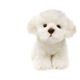 Máltai Bichon plüss kutyajáték 12,5 cm