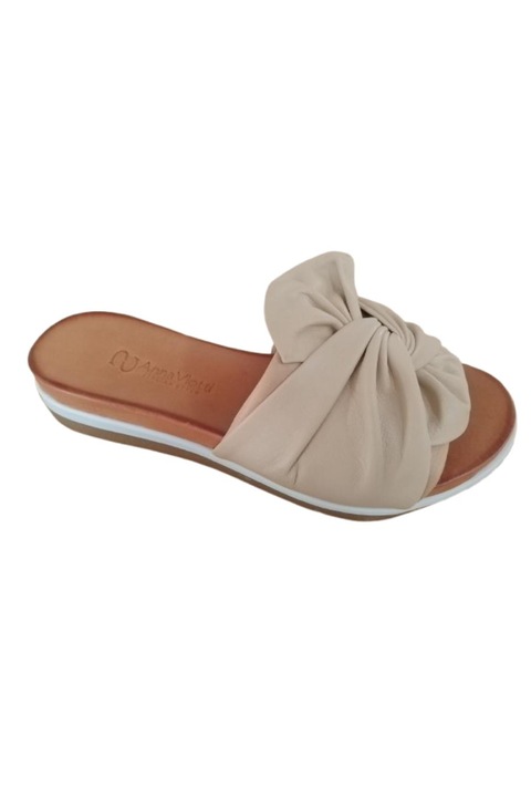 Saboti dama, Piele naturala, Anna Viotti D45-2443, Bej, 37