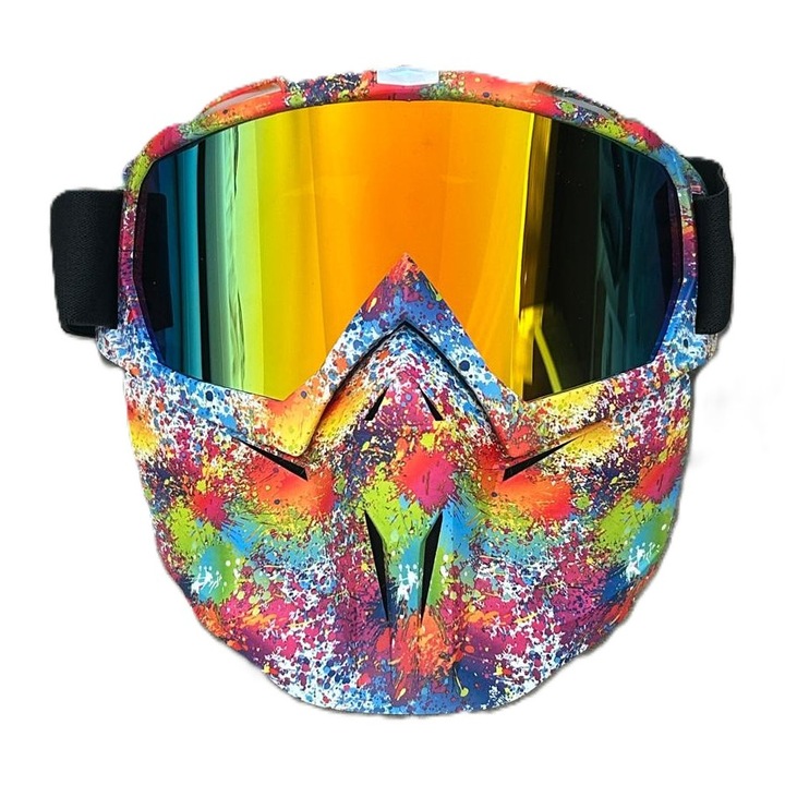 Ochelari si masca protectie ski/moto C2