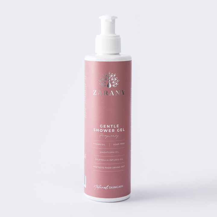 ZARANA Gyengéd Mosakodó Gél, Terhesség Alatt, Érzékeny Bőrre, Szappanmentes, 250 ml