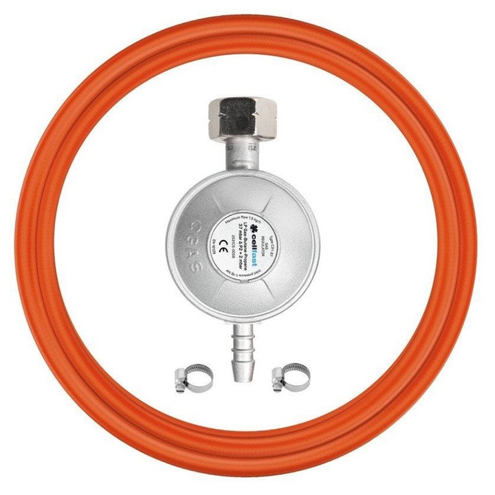 Cellfast kempingégő készlet, 1 égő, 2 m tömlő, bilincsek