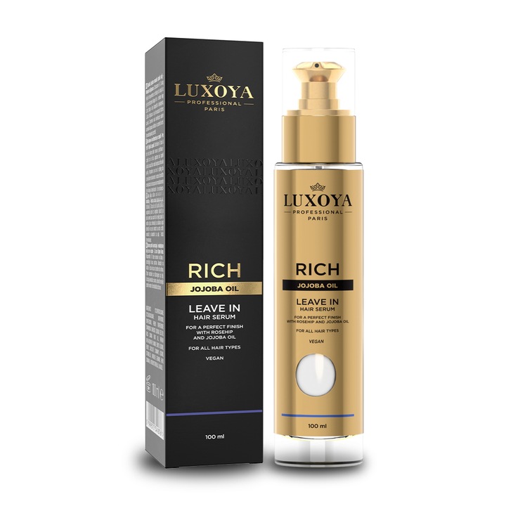 Ser pentru varfuri LEAVE IN LUXOYA Professional Paris RICH, 100ml