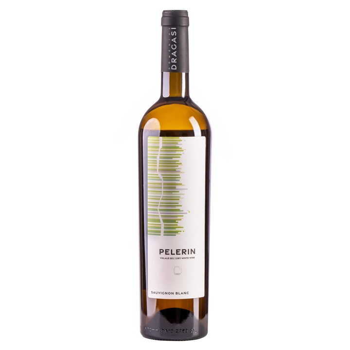 Vin Alb Domeniul Dragasi Pelerin Sauvignon Blanc, sec, 0.75l