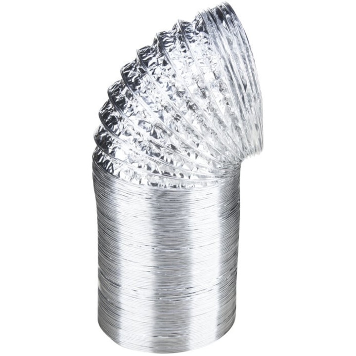 Tub Flexibil din Aluminiu Pliabil Texo 120 mm 2.5 m