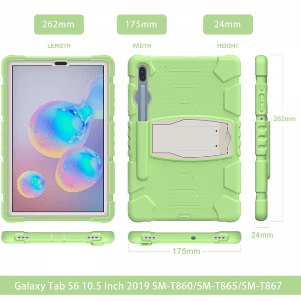 Husa compatibila cu Tableta Samsung S6 T860/T865 Verde Deschis