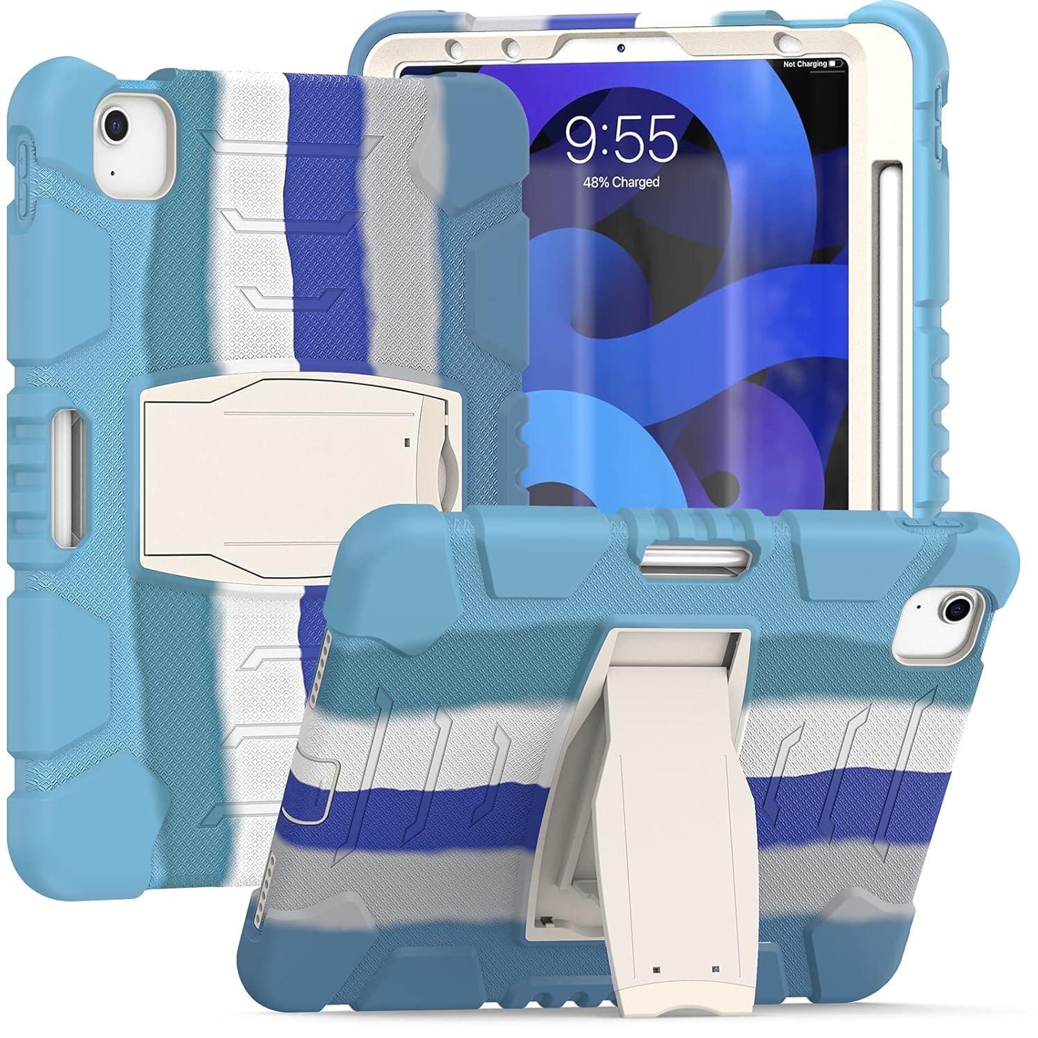 Husa compatibila cu iPad Air4/Air5 10.9, iPad Pro 11 (18/20/21) BLUE ILLUSION