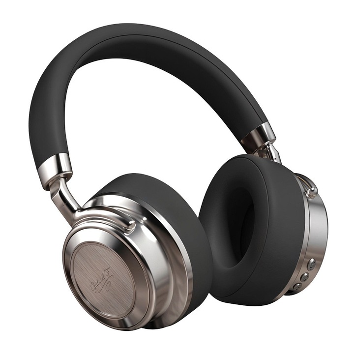Слушалки Over the Ear iHunt 3X от Gabriel F, Безжични, Активно шумопотискане, Bluetooth 5.4, Режим на игра, Автономност 30 часа, Микрофон, Черни