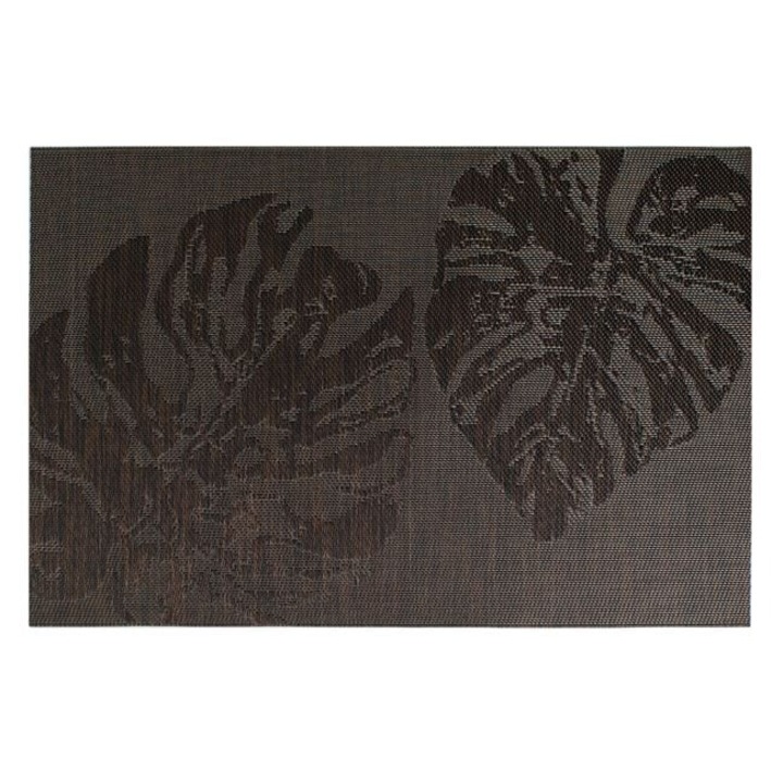 Suport Farfurie Maro cu Model Frunze ANTBRO® – 45x30 cm – Design Elegant si Durabil pentru Masa