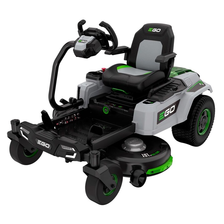 Tractor de tuns iarba EGO Power+ ZT4201E-S, 107 cm, fara acumulatori Li-Ion 56 V, cu volan